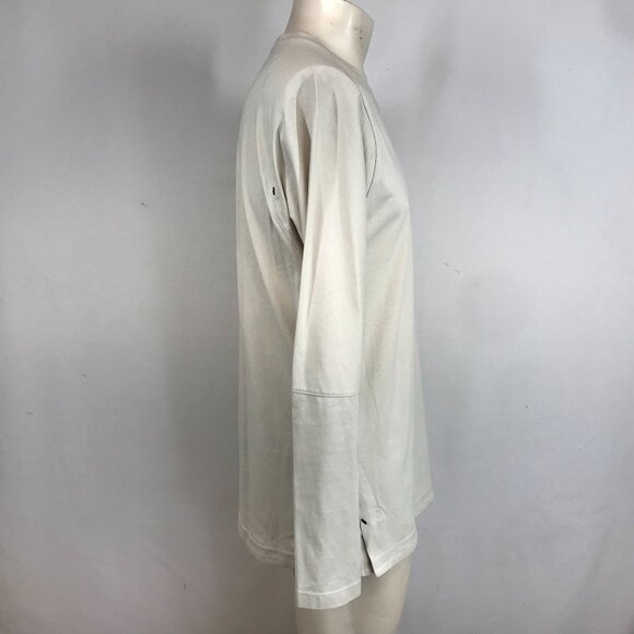 NIKE - MENS' MEDIUM - TAN CREW NECK COTTON BLEND LONG SLEEVE T-SHIRT - 861522-07 - Picture 5 of 10